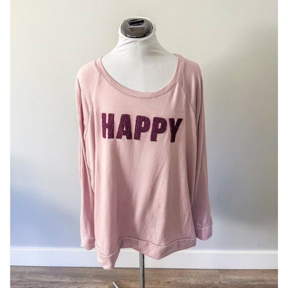 Secret Treasures Happy Sweater Sweatshirt - Picture 2 of 9